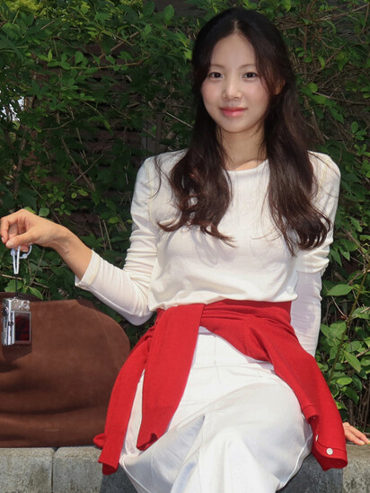 시야쥬 SITP5225 데코 스티치 컴포트 티셔츠_Ivory